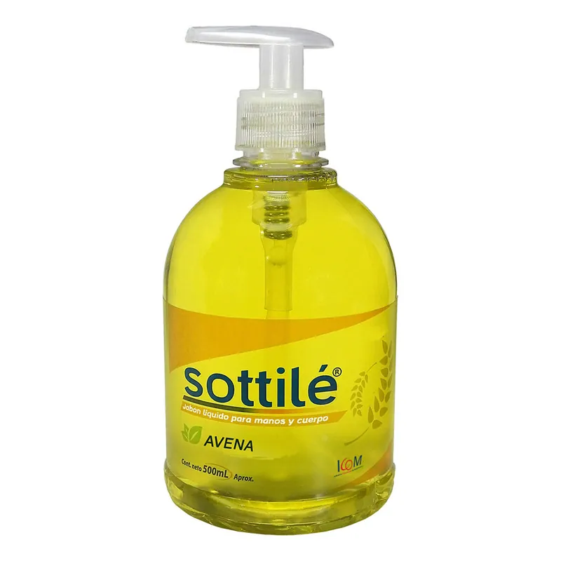 Jabón líquido Antib Sottile Avena 500 mL ICOM