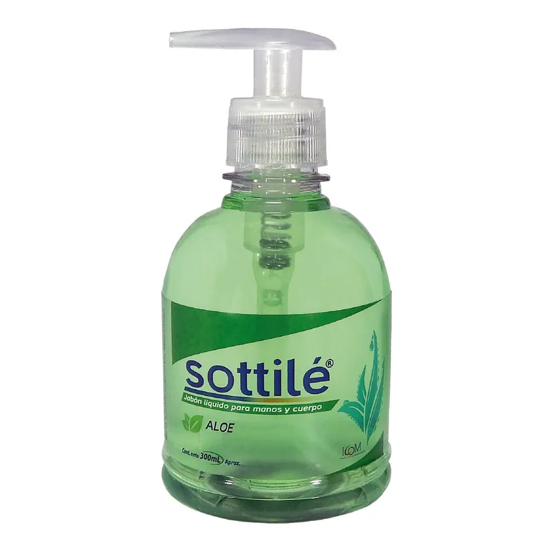 Jabón líquido Antib Sottile Aloe 300 mL ICOM