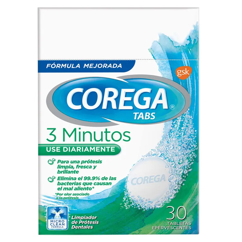 Corega tabletas 30 tabletas