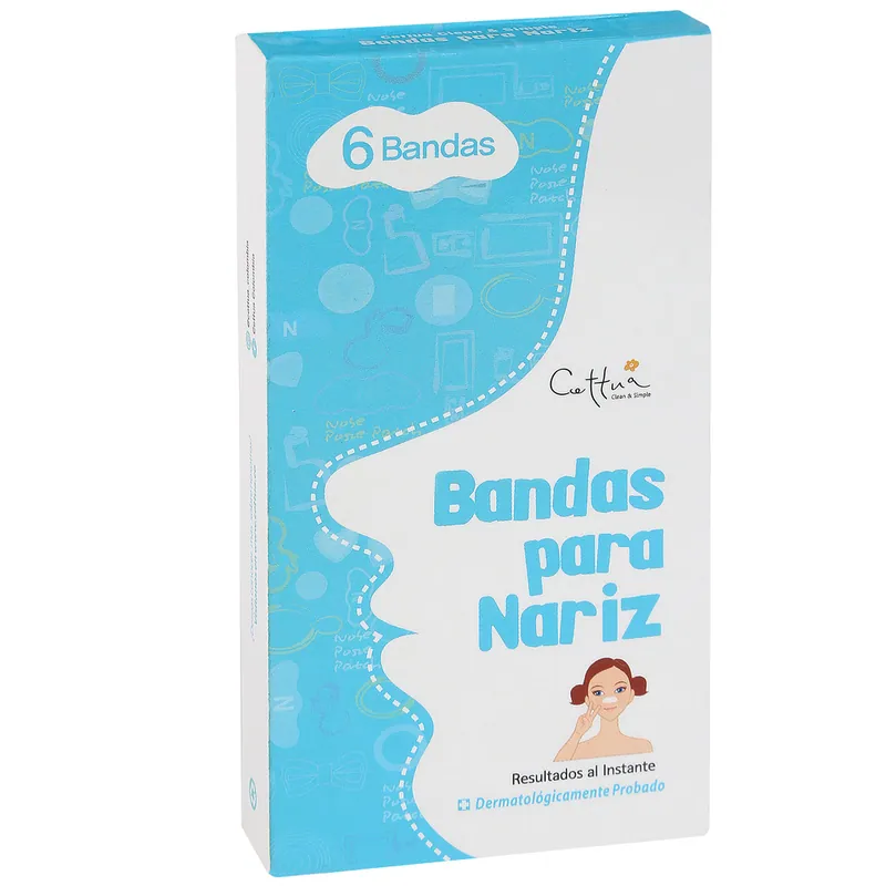 Bandas para Nariz Cettua 6 Unidades