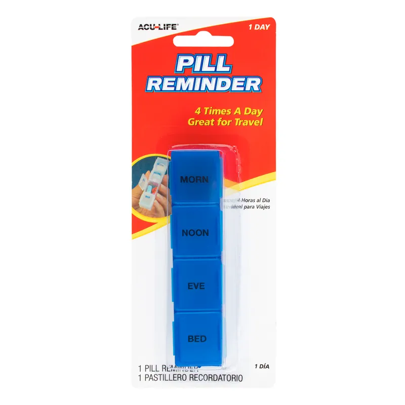 Pastillero Acu Life Diario 4 Compartimie