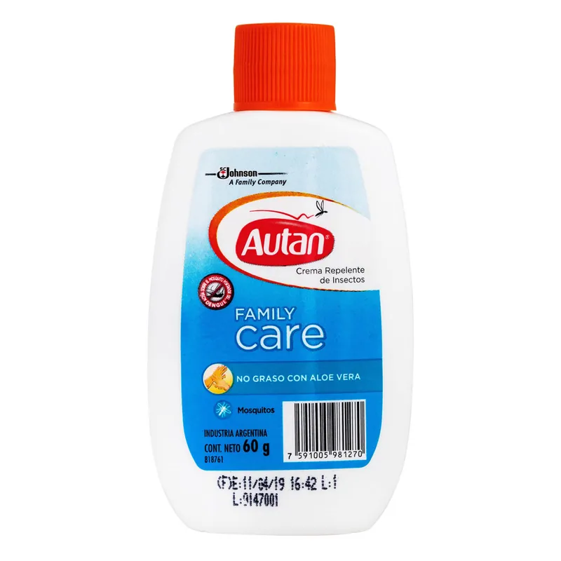 Repelente Autan Family crema 60 mL