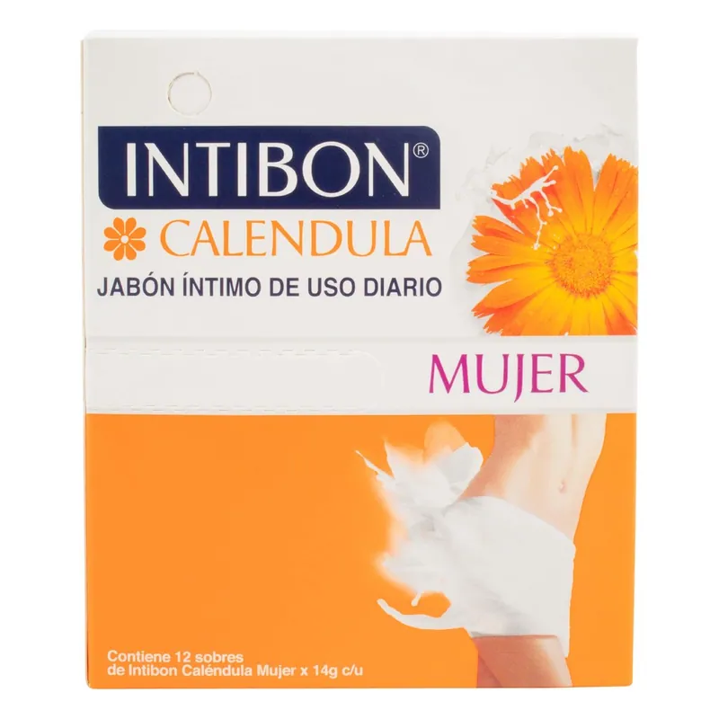 Jabón Intimo Intibon Mujer Calen 12 sobres