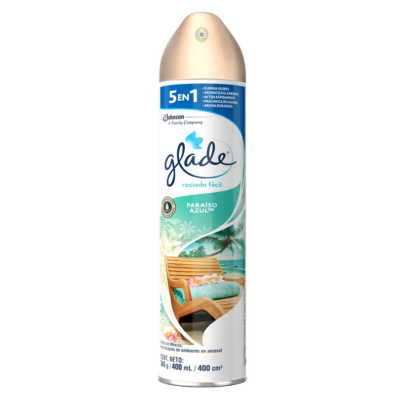 Ambient Glade Spray Paraiso Azul 400 mL