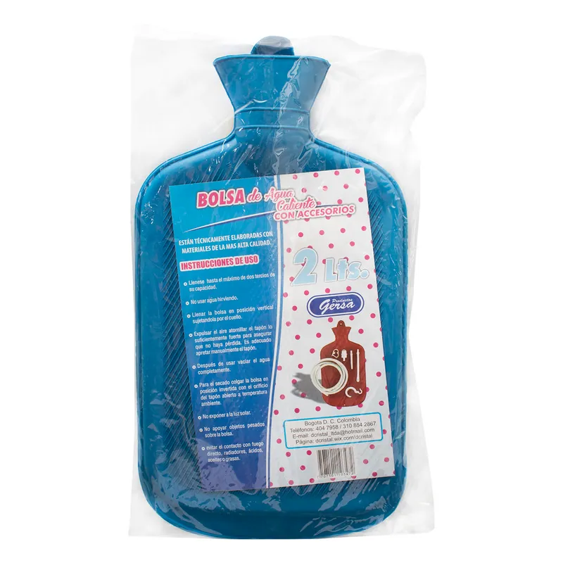 Bolsa Agua Caliente con Accesor 2 Litros