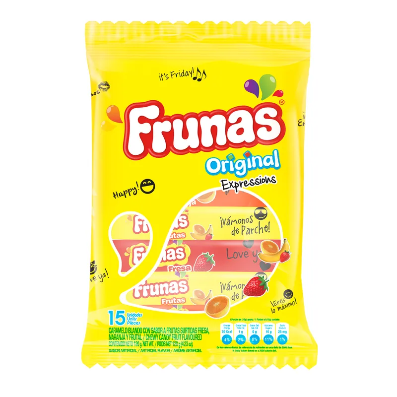 Frunas Expressions Barra 15 unidades Aldor