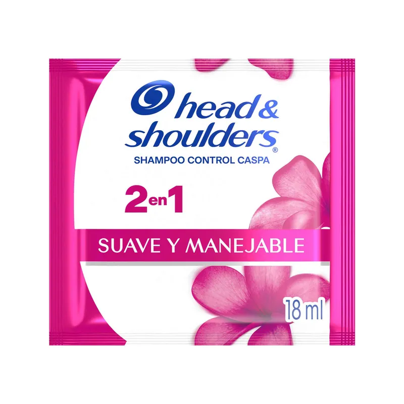 Champú Head-Shou 2 1 Suave y Man 18 mL 12sbs