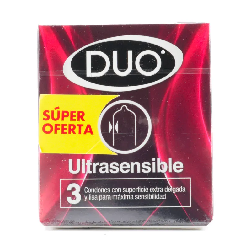 Preservat Duo Ultrasensible 3 unidades S O