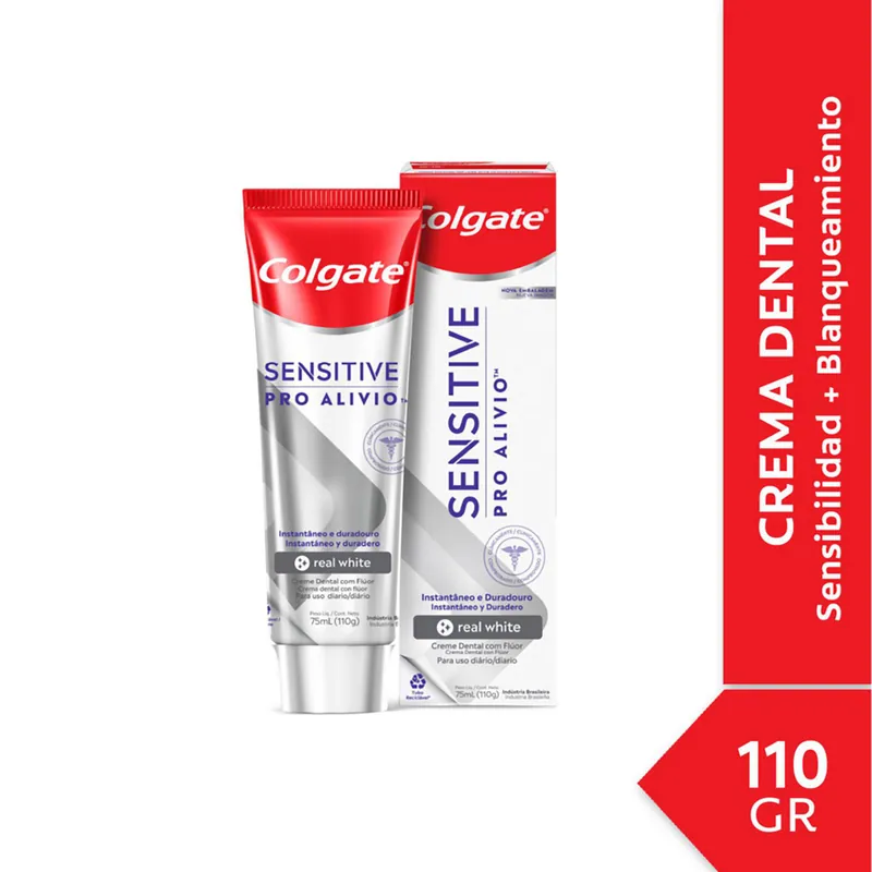 Cre Colgate Sens Pro Aliv Re White 110 g