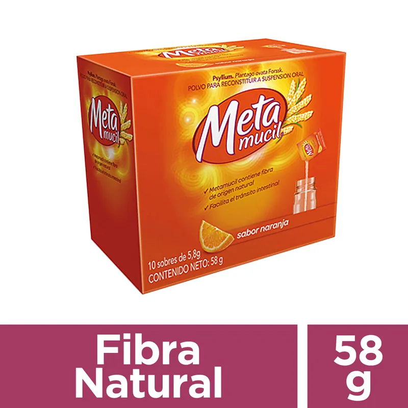 Metamucil Fibra 5.8 g 10 sobres