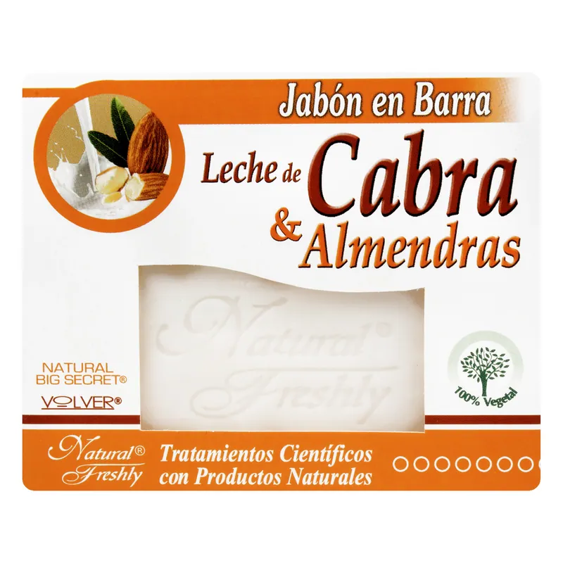 Jabon Leche Cabra Almendras 90 g NF