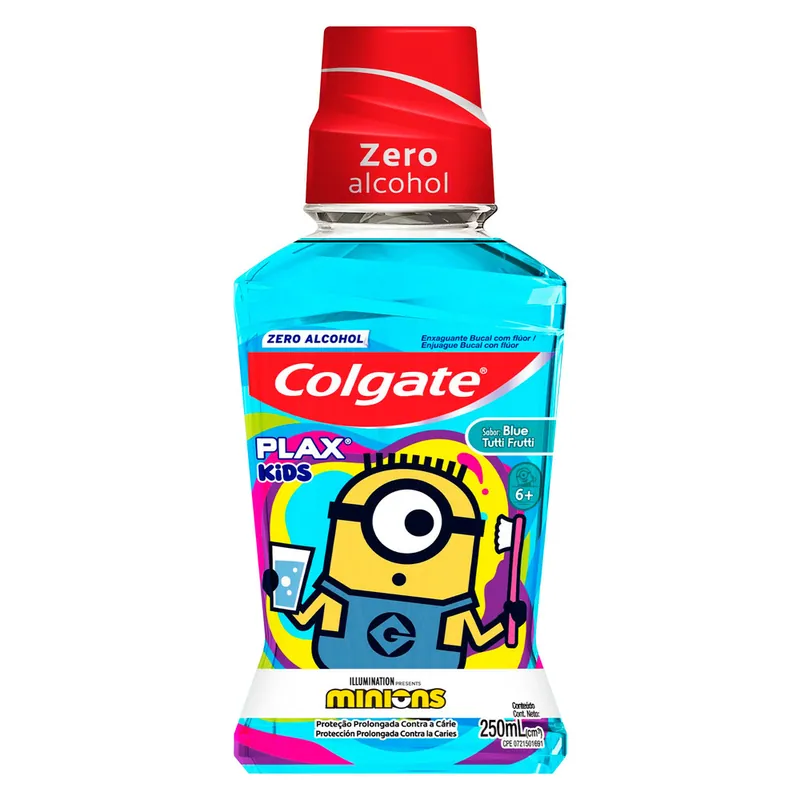 Enjuague Colgate Plax Kids Minions 250 mL