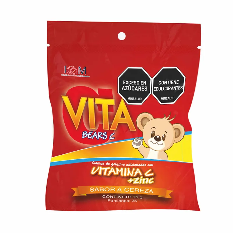 Gomas Vitabears C+zinc Cereza 25und ICOM