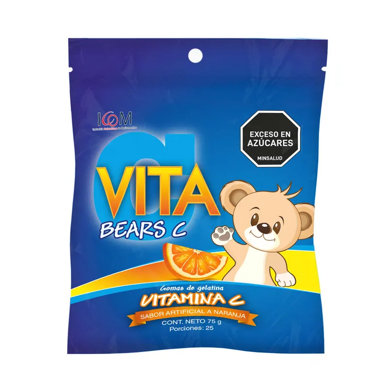 Gomas Vita Bears C Naranja 25 unidades ICOM