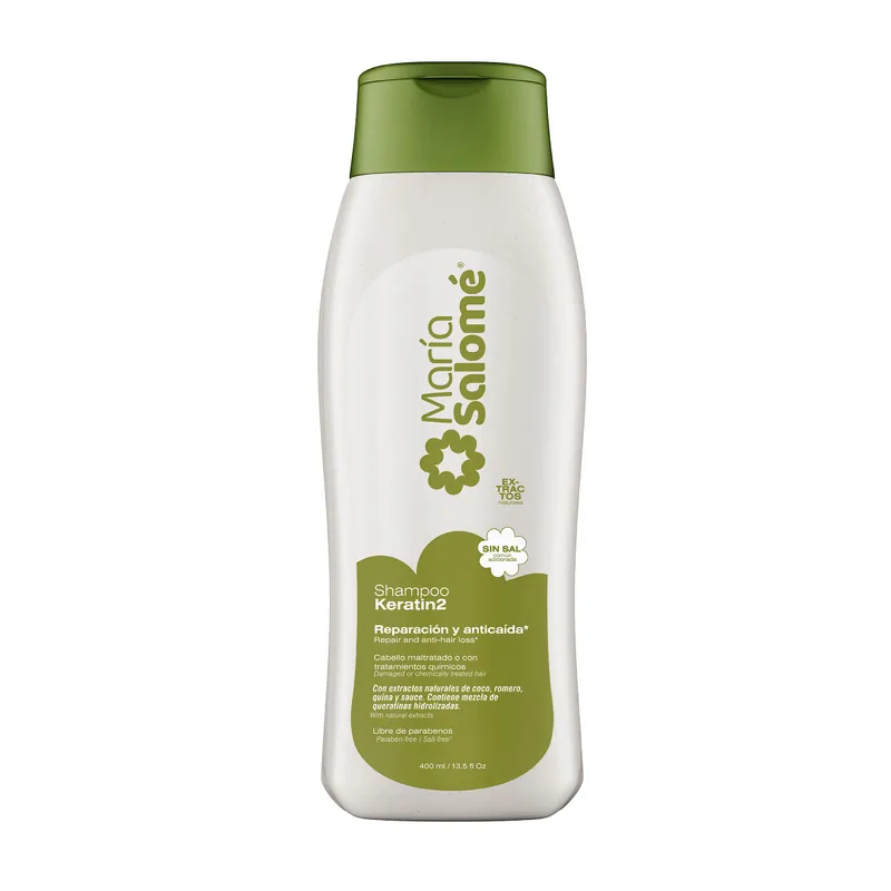 Champú Keratin 2 Maria Salome sin Sal 400 mL