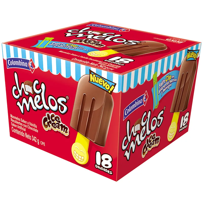Chocmelos Ice Cream 19 g 18 unidades
