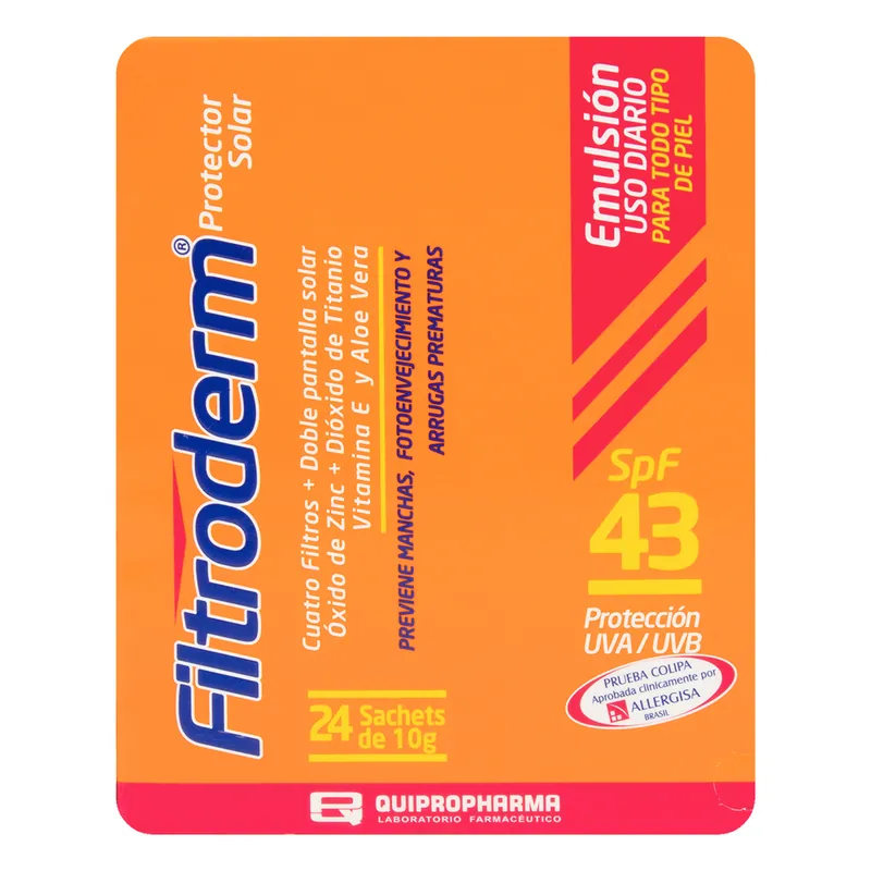 Filtroderm Sfp 43 Protec 10 g 24 sobres