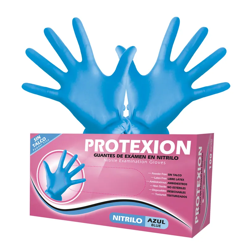 Guante Examen Nitrilo Protex T M 100 unidades