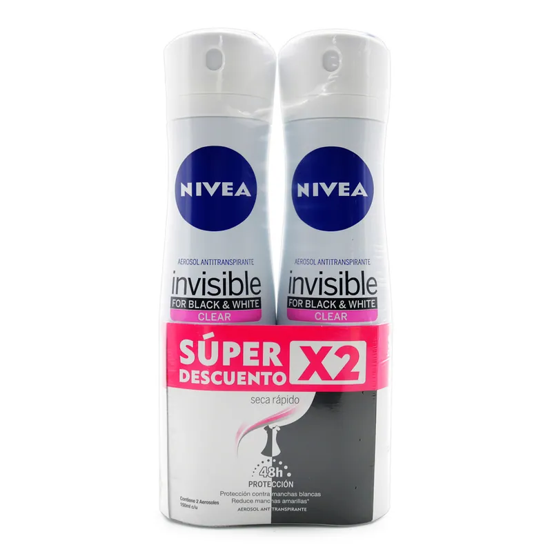 Desodorante Nivea spray Bla Whi M 150 mL S O