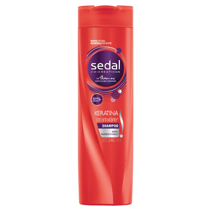 Champú Sedal Keratina Antioxidante 340 mL
