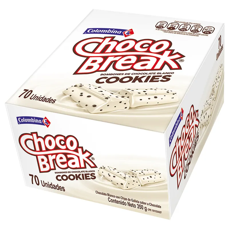 Chocobreak Cookies 70 unidades