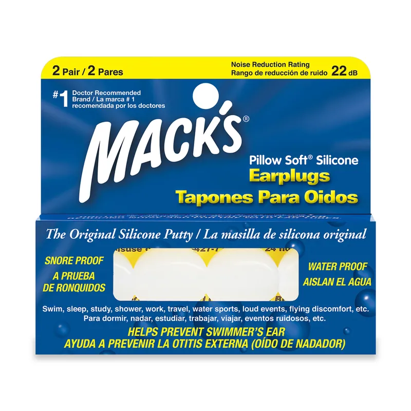 Tapones para Oido Silico Transpa 2 Pares