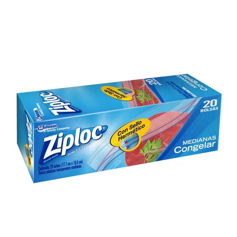 Bolsas Ziploc Congelar 20 unidades