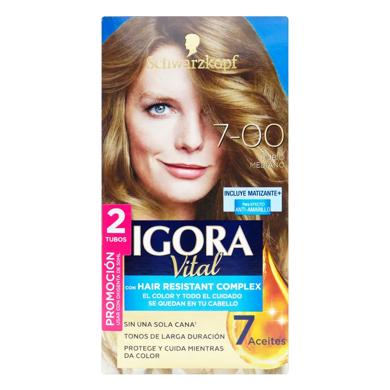 Igora Vital D Tubo 7-00 Rubio Mediano