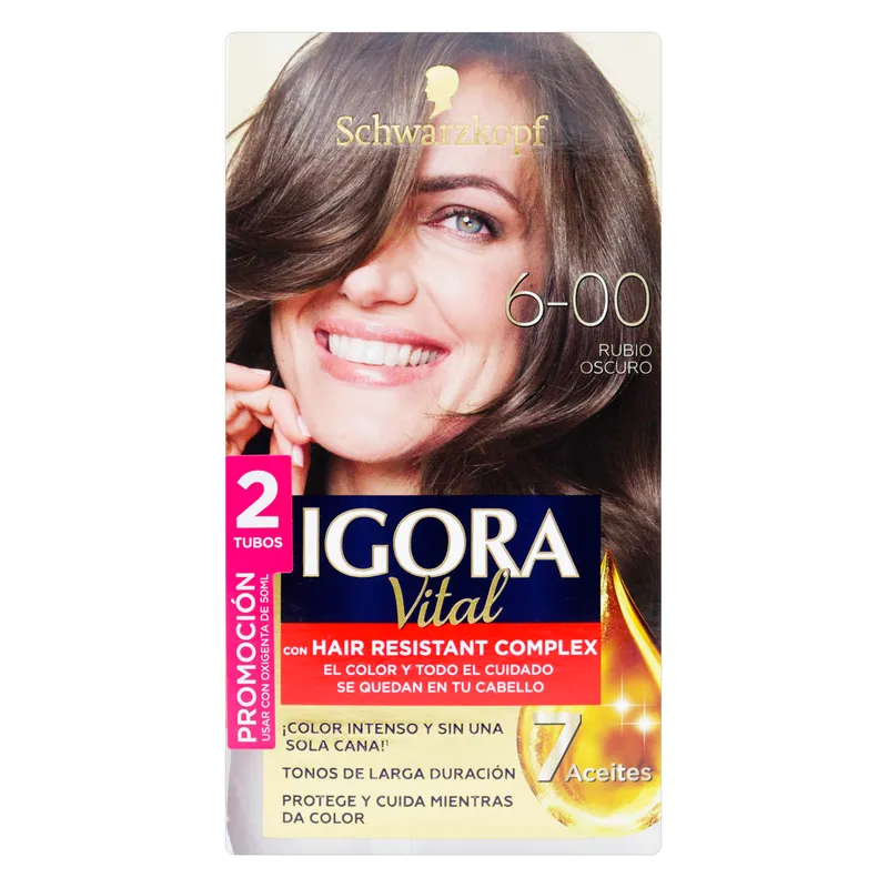 Igora Vital D Tubo 6-00 Rubio Oscuro