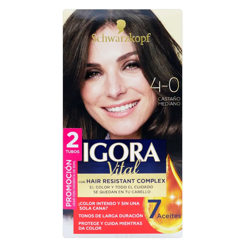 Igora Vital D Tubo 4-0 castaño Medio