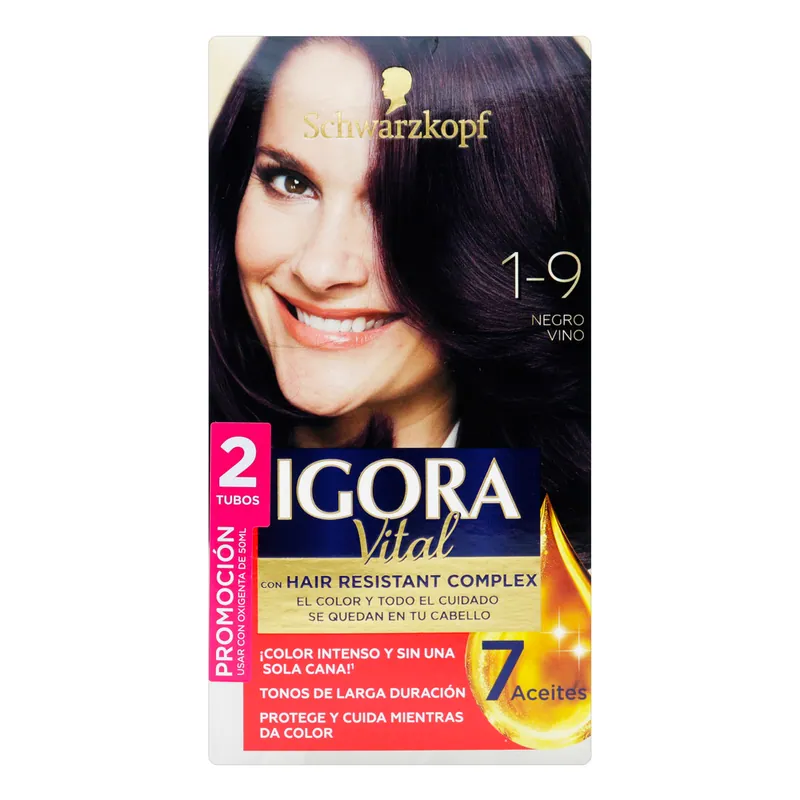 Igora Vital D Tubo 1-9 Negro Vino