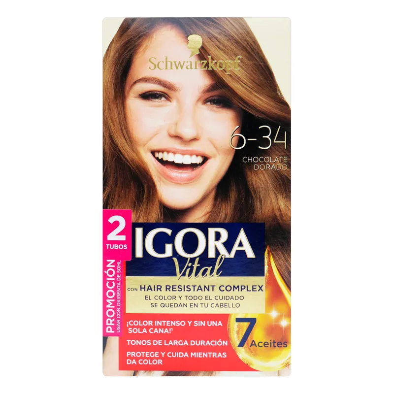 Igora Vital D Tubo 6-34 Chocolate Dorado
