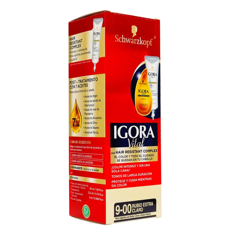 Igora Vital Tubo 9-00 Rubio Extra Claro
