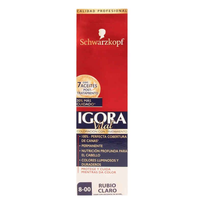 Igora Vital Tubo 8-00 Rubio Claro