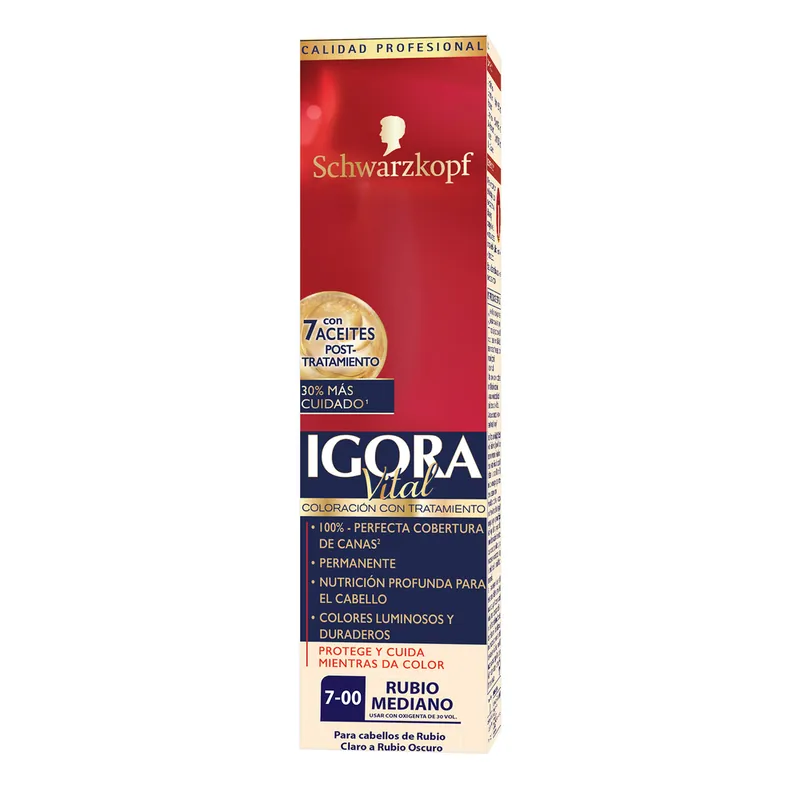 Igora Vital Tubo 7-00 Rubio Mediano