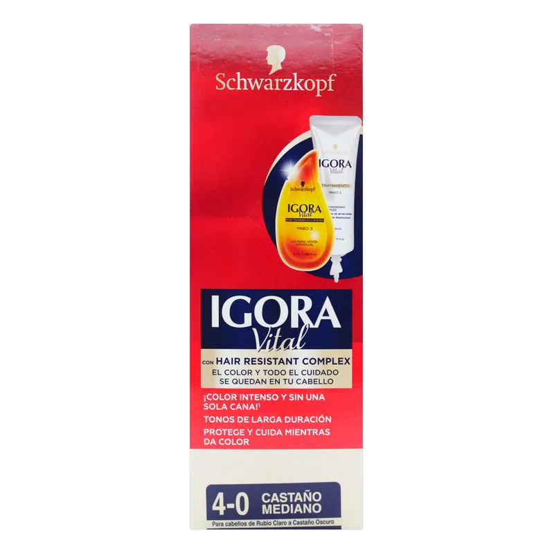 Igora Vital Tubo 4-0 castaño Mediano