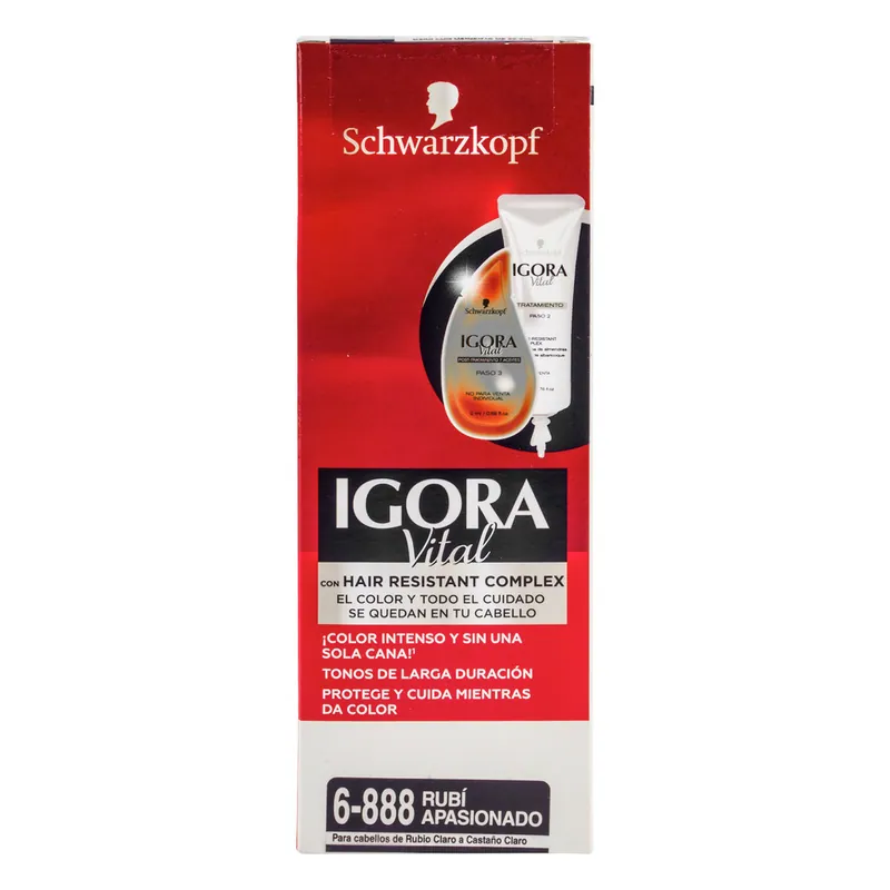 Igora Vital Tubo 6-888 Rubi Apasionado