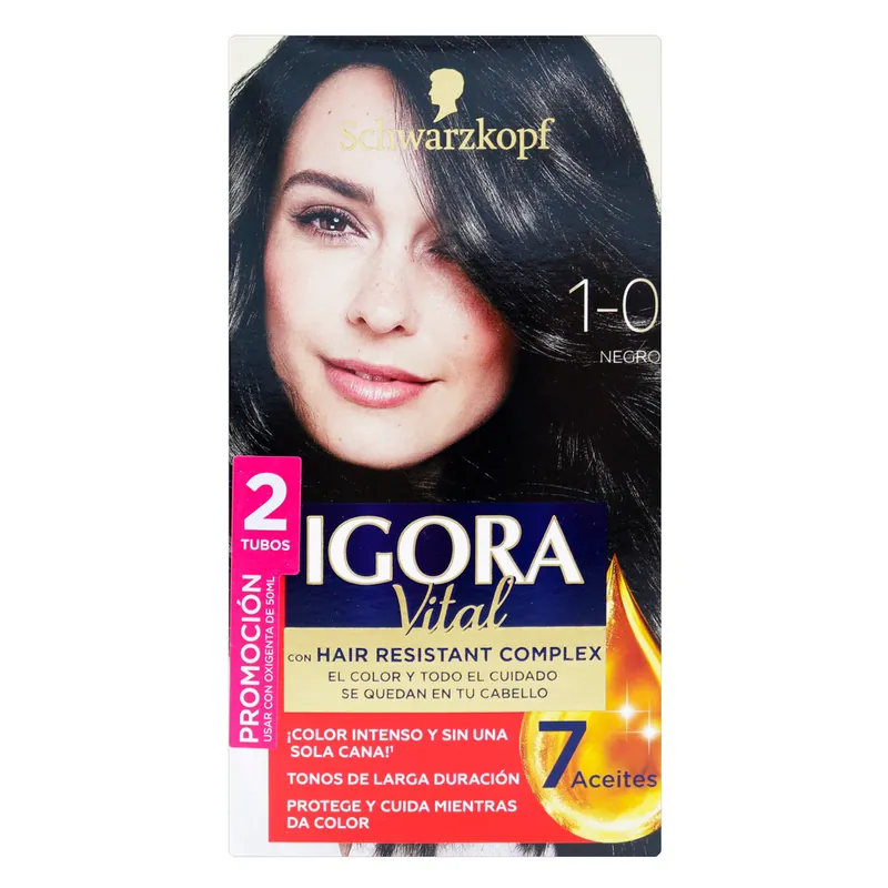 Igora Vital D Tubo 1-0 Negro