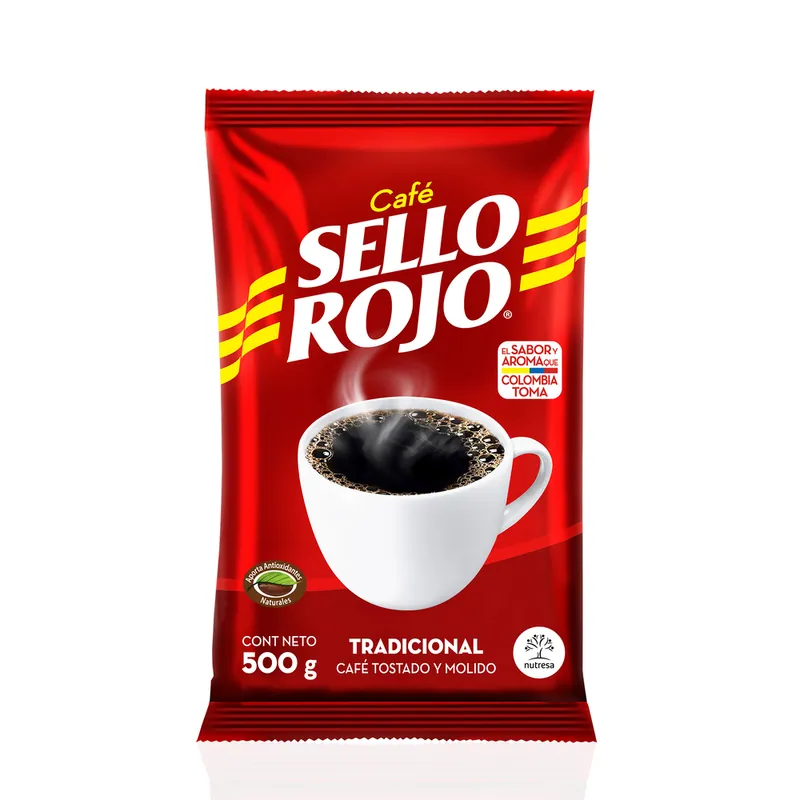 Cafe Molido Sello Rojo 500 g
