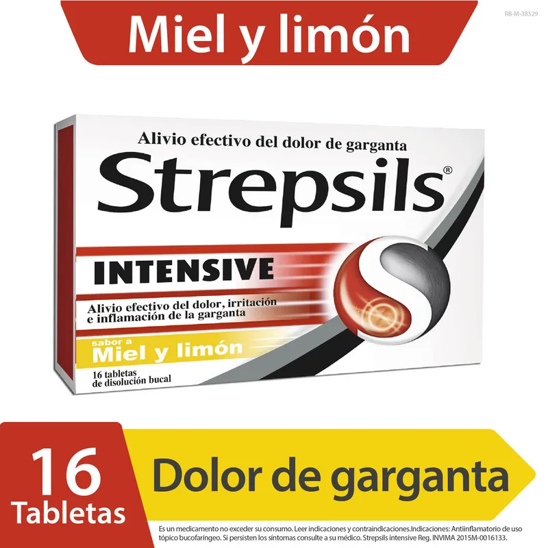 Strepsils Intensive 8.75 mg 16 tabletas