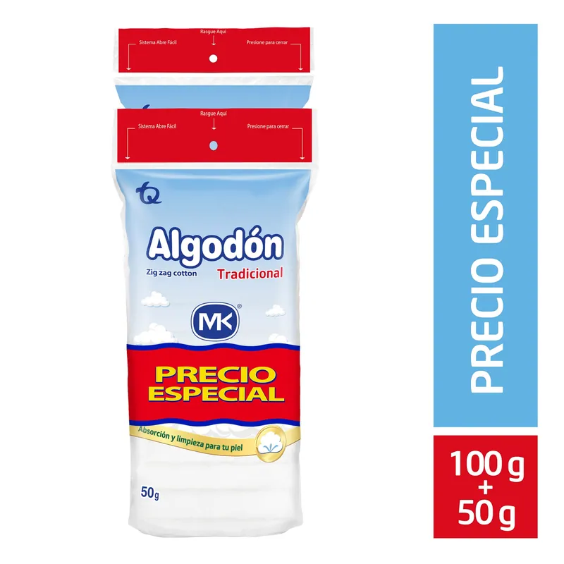 Algodón Zig Zag MK PG 100 Ll 150
