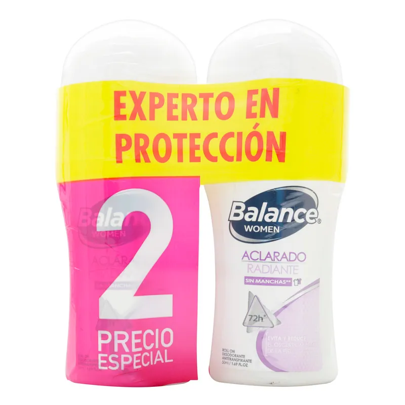 Desodorante Balance Rollon Aclara Wom 50 mL P E