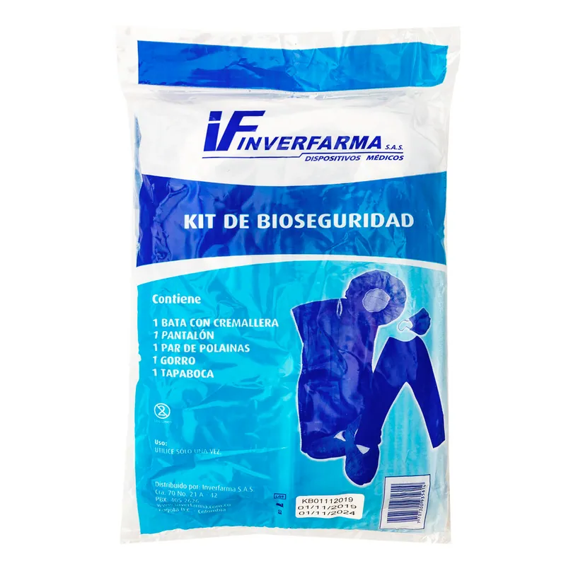 Kit Bioseguridad - 5 Pieza Inverfarma