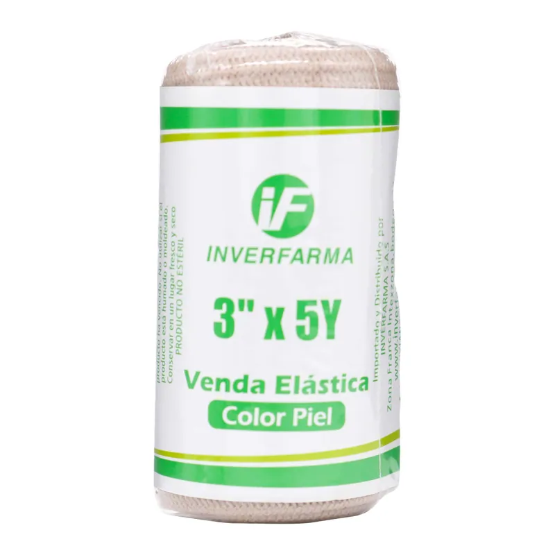 Venda elástica Color Piel 3x5 Inverfarma