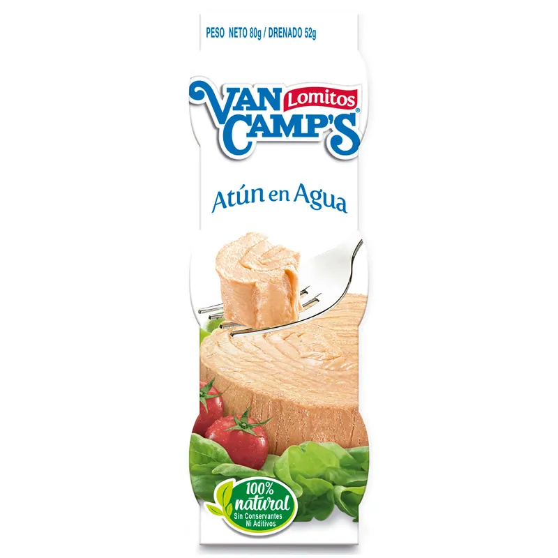 Atun Van Camps en Agua 80 g 3 unidades