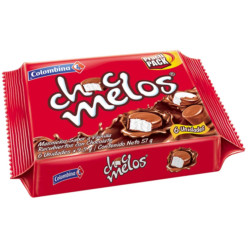 Chocmelos Bandeja 6 unidades