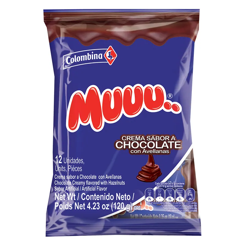 Crema Muuu Chocolate 12 unidades