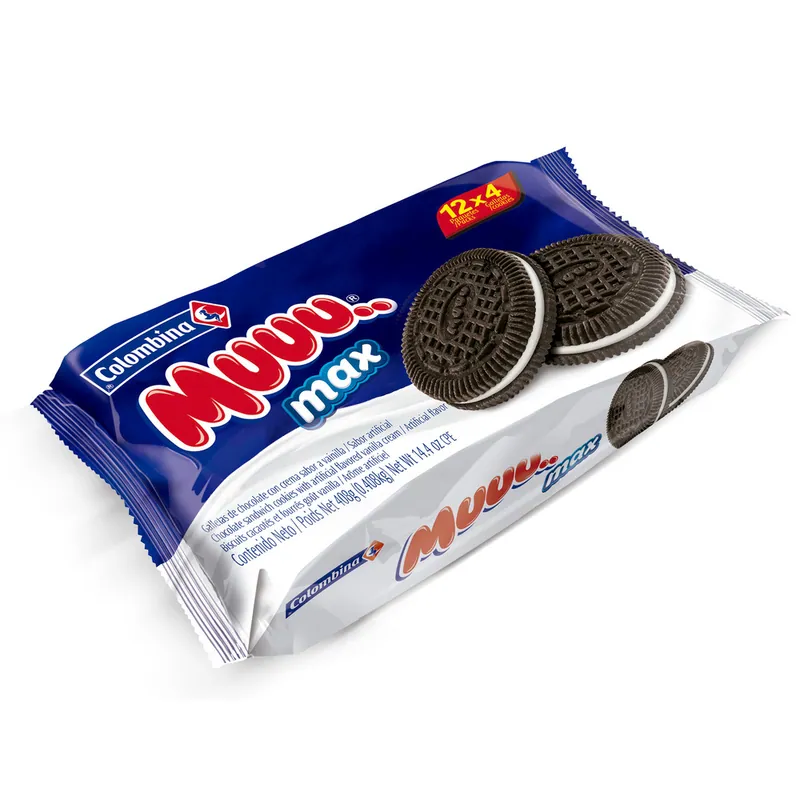 Galletas Muuu Cremada Max 12 unidades