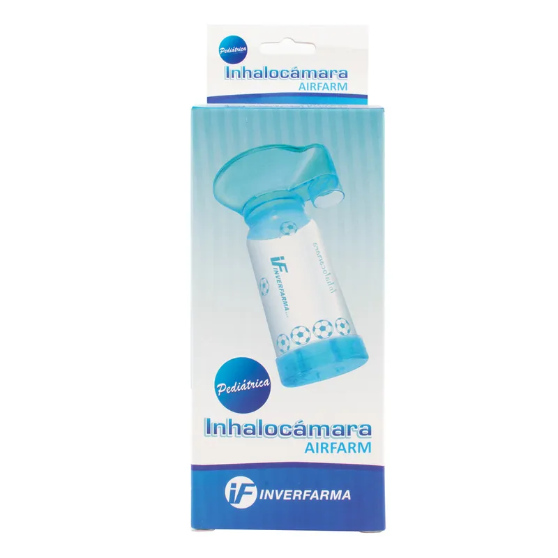 Inhalo Camara pediátrica Azul Inverfarma
