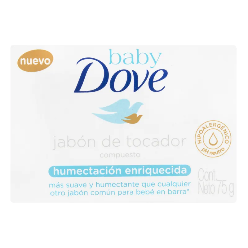 Jabon Dove Baby humectación Enriqu 75 g